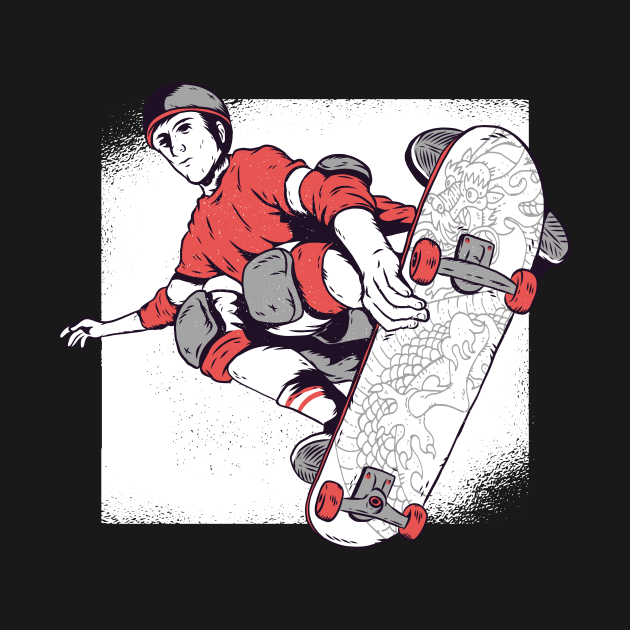 Vintage Skater - Skater - Hoodie | TeePublic