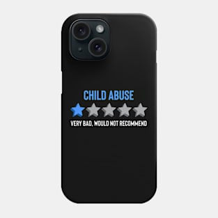 Child Abuse Prevention Awareness Month Blue Ribbon gift idea Phone Case