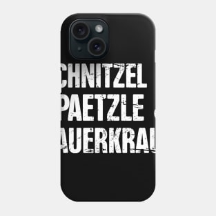 Schnitzel - Funny Oktoberfest German Food Phone Case