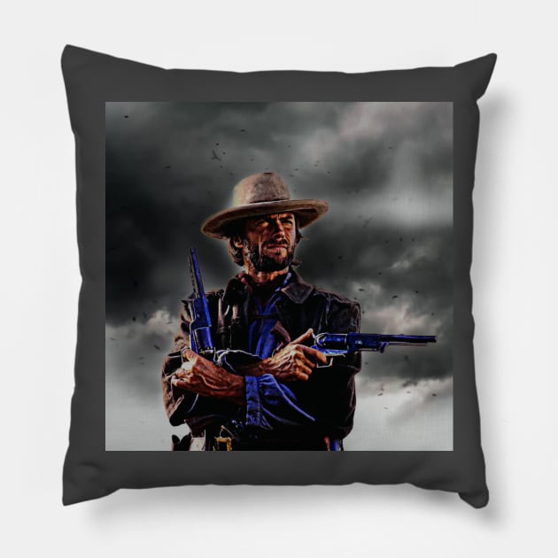 Clint Eastwood Pillow by PCH5150