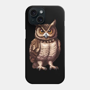 Owl in Pixel Form Phone Case