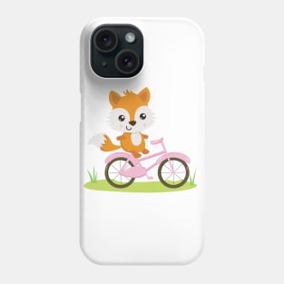 Cute Riding Fox Phone Case