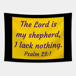 Bible Verse Psalm 23:1 Tapestry