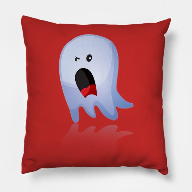 MONSTER GHOST Pillow by ARTistako