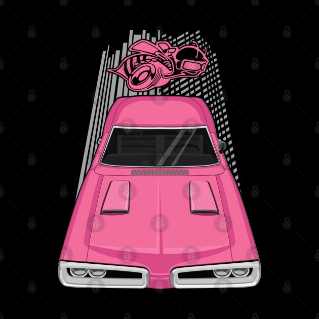 Dodge Coronet Super Bee 1970 - pink by V8social