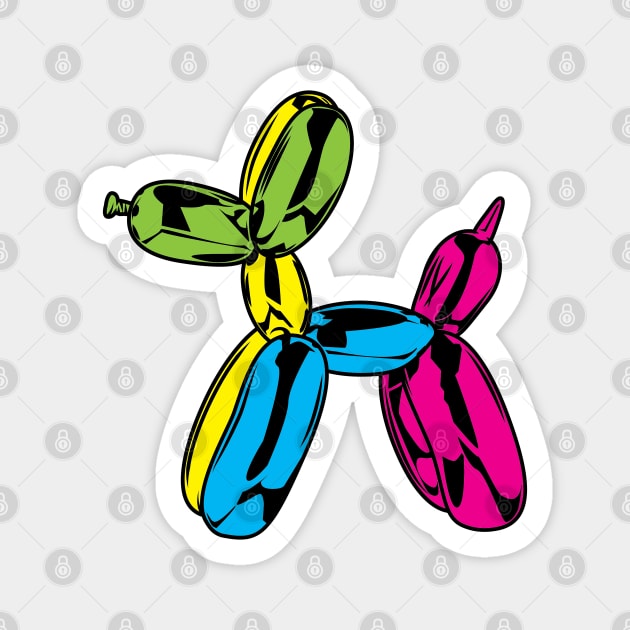 Balloon dog Magnet by jjsealion