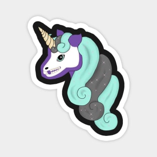 Sierra Sparkle- Skeleton Unicorn Magnet