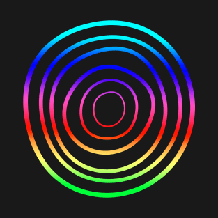 Rainbow Circles No. 2 T-Shirt