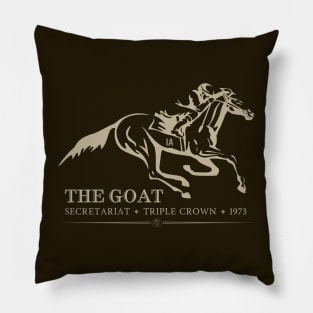 Secretariat The GOAT Triple Crown Pillow