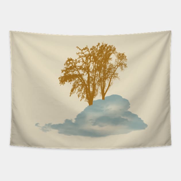 I saw flying trees Tapestry by ovidiuboc