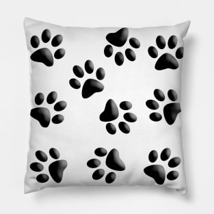 Cute Little Paws 3D - Pattern Design Pillow