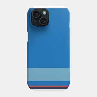 A unique melt of Space Cadet, Watermelon Red, Green-Blue and Cerulean Frost stripes. Phone Case