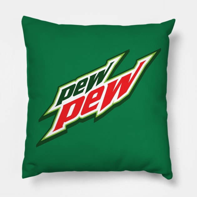 Pew Pew Pillow by TrulyMadlyGeekly