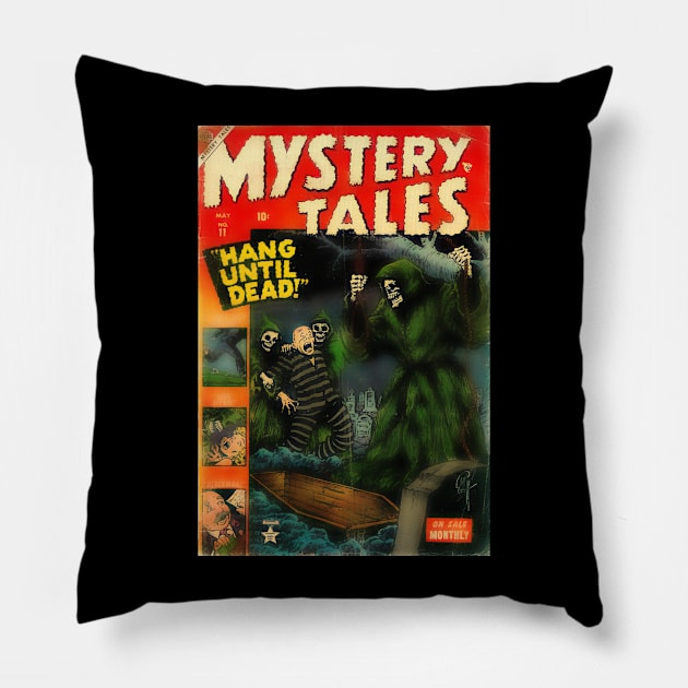 Mystery Tales #11 Pillow by Psychosis Media