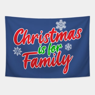 Christmas is for Family Tapestry