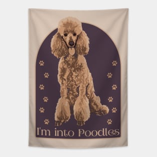 I'm Into Poodles Tapestry