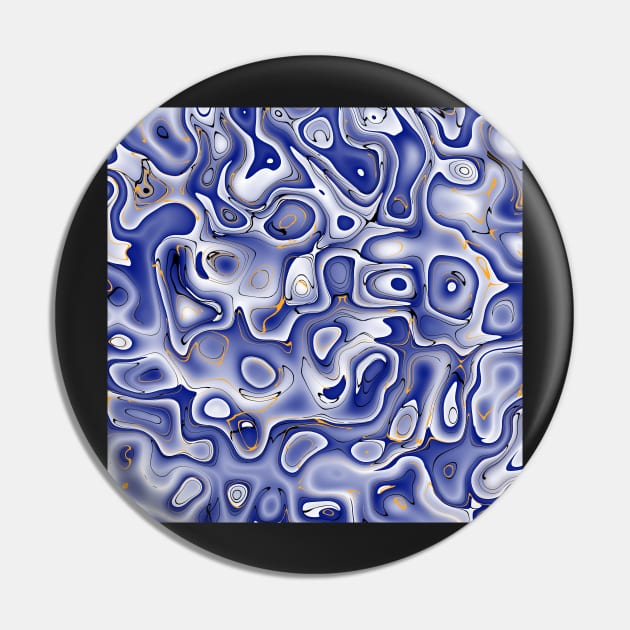 Da Ba Dee - Original Abstract Design Pin by artsydevil