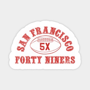 VINTAGE 49ERS ATHLETIC T SHIRT Magnet