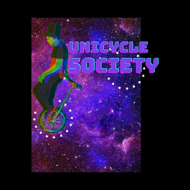 Unisycle Society Einrad lustiges Artist Zirkus Design by Maggini Art