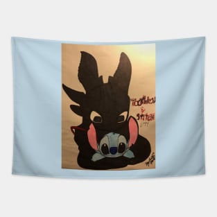 Toothless & Stitch Tapestry