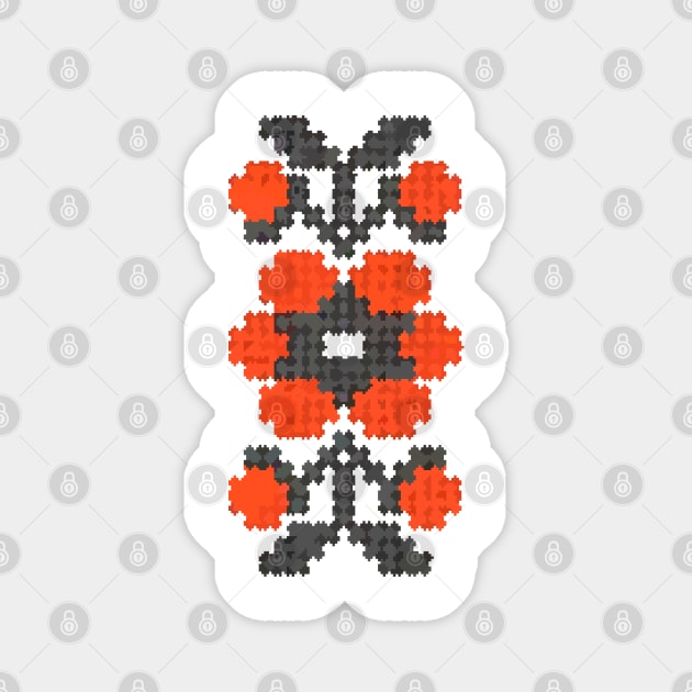 Floral traditional design 08 Magnet by AdiDsgn