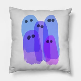 Blue Boos Pillow