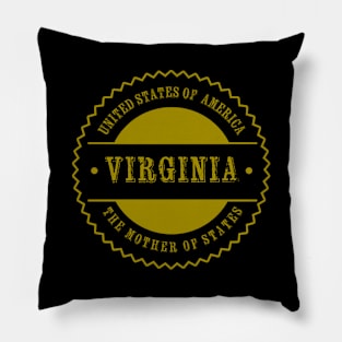 Virginia State Pillow