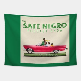 The Safe Negro Podcast Show Logo Tapestry