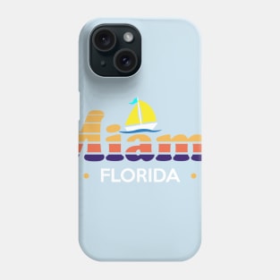 Miami Retro 80s design Phone Case