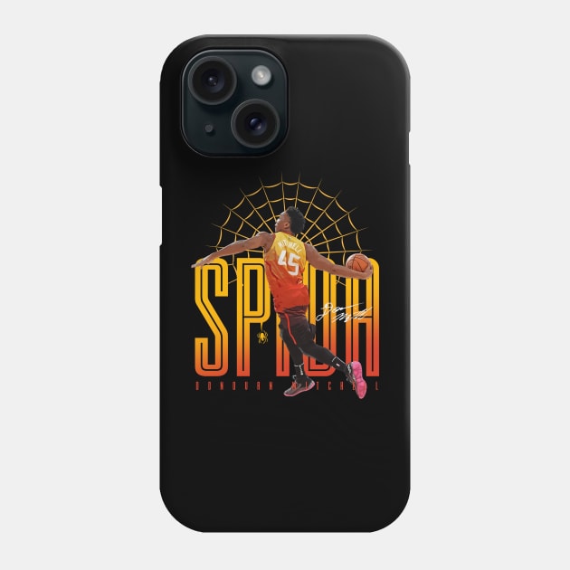 Donovan Mitchell Spida Phone Case by Juantamad