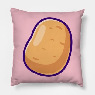 Potato Vegetable Cartoon Pillow