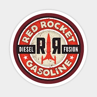 Red Rocket Gasoline Magnet