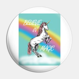 Unicorn Believe In Magic Pin