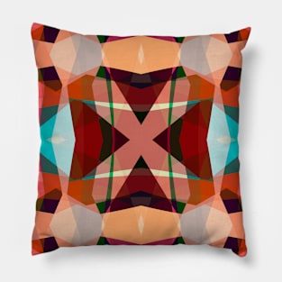 Colorful X Kaleidoscope Pillow