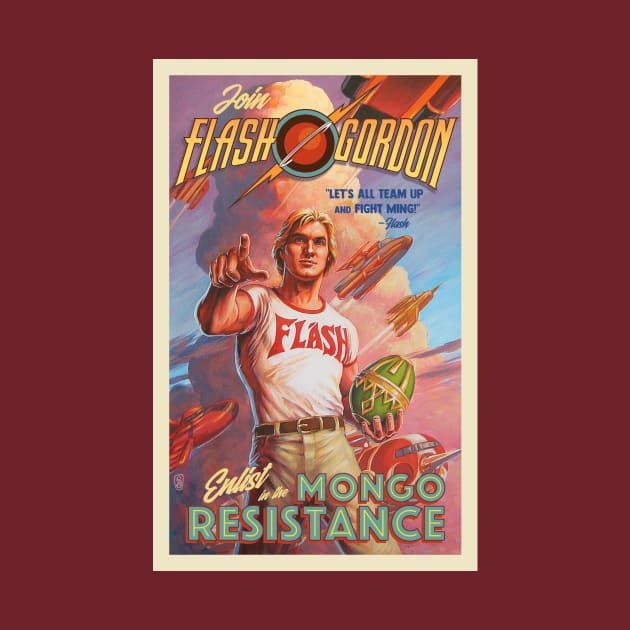 Join Flash Gordon! by sandradeillustration