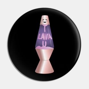 Lava Lamp Rose Gold | Aesthetic Valentine's Day Gift Pin