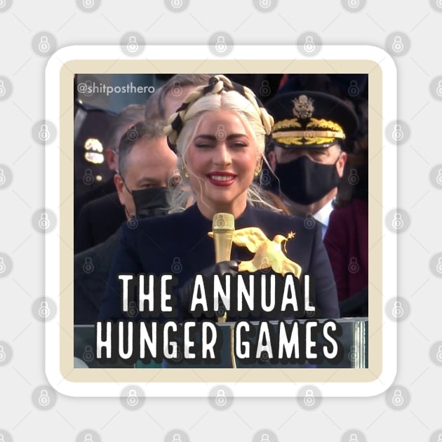 The First Annual Hunger Games Magnet by Shit Post Hero