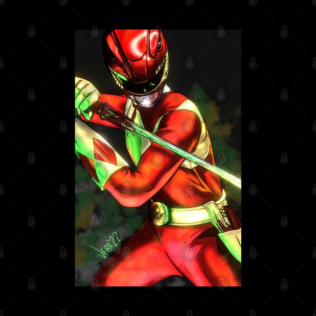 red ranger by ArtByVincentVera