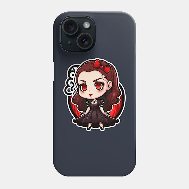 Little Goth Girl Phone Case by pxdg