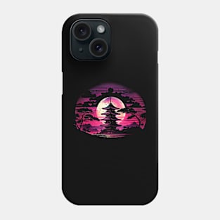 Pagoda Synthwave vibe Phone Case