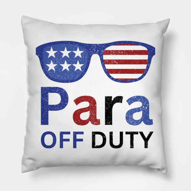 PARA OFF DUTY Pillow by Artistic Design