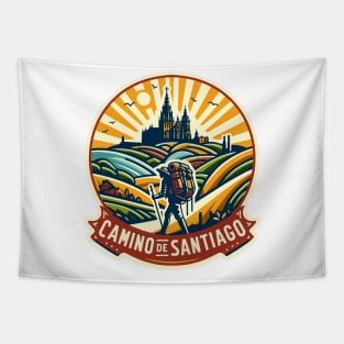 Buen Camino! El Camino de Santiago de Compostela - The Way of Saint James - Peregrino Pilgrim - Camino Frances Ingles Primitivo, Shirt, Hoodie, Mug, Tote, Sticker, Souvenir, etc Tapestry