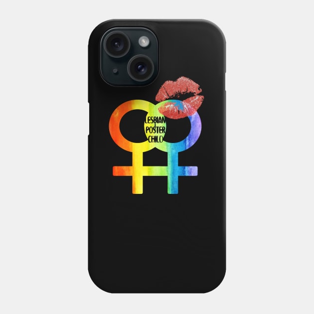 Lesbian Poster Child Phone Case by NatLeBrunDesigns