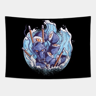 Sushi Dragon Tapestry