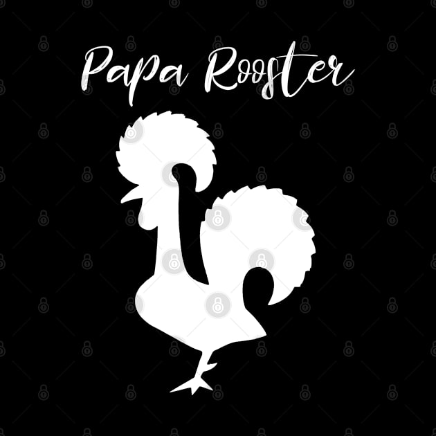 Papa Rooster design Dad Daddy Father's Day graphic by merchlovers