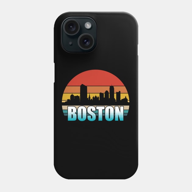 Boston - Boston Skyline Phone Case by Kudostees