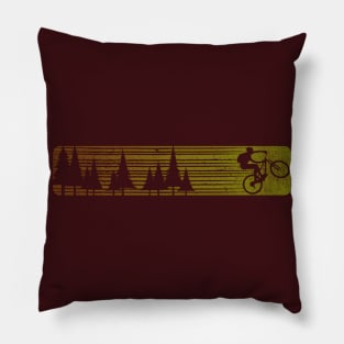 mountain bike mtb cycling gift cyclist mountain biker Pillow