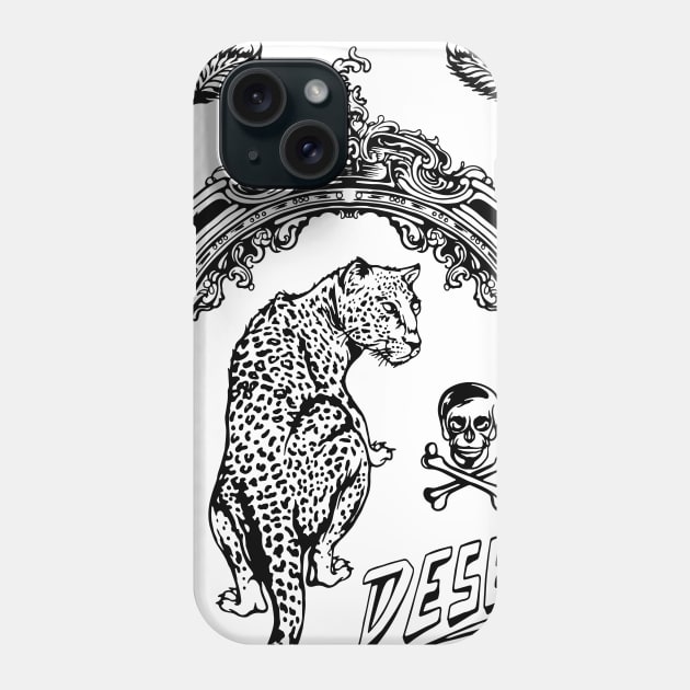 Dsrvd_Leopard Phone Case by CHAKRart