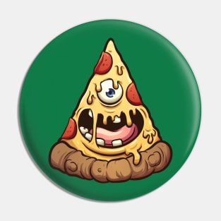 Pizza Monster Eye Pin