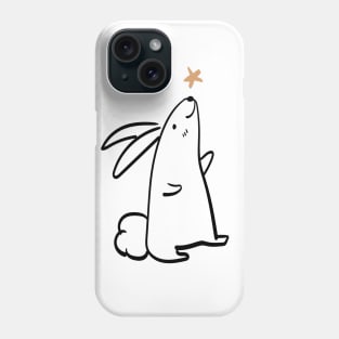 fluffy rabbit Phone Case